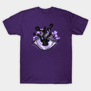 Purple Eye Creepy Cute Pastel Goth T-Shirt